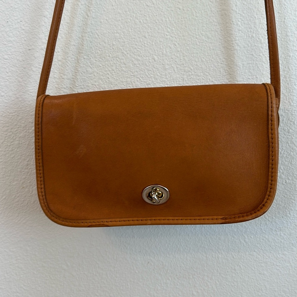 Genuine leather crossbody